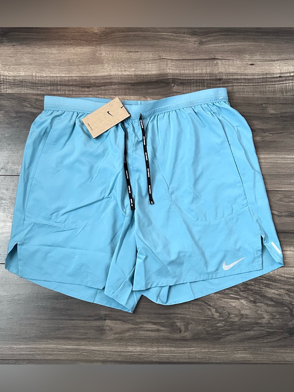 Nike Flex Stride 7" 2-in-1 Running Shorts Blue/Reflective Silver Mens XL New